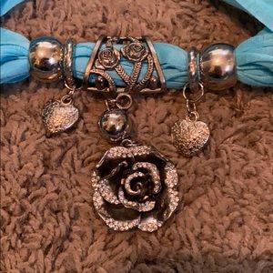 Brighten charmed blue scarf